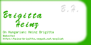 brigitta heinz business card